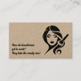 💄 Grappige make-up schoonheidsspecialiste Kraft Visitekaartje