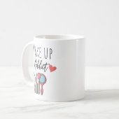 Grappige Make-upverslaafde Koffiemok (Voorkant links)