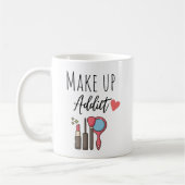 Grappige Make-upverslaafde Koffiemok (Links)