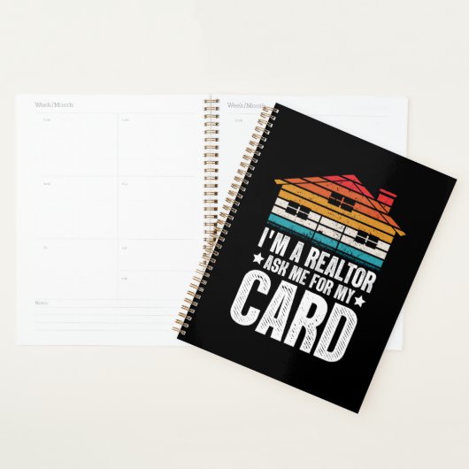 Grappige  makelaar makelaar makelaar Kaart Planner (Display)