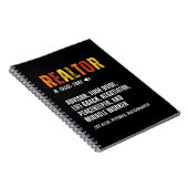 Grappige makelaar makelaar makelaar makelaar notitieboek (Rechterzijde)