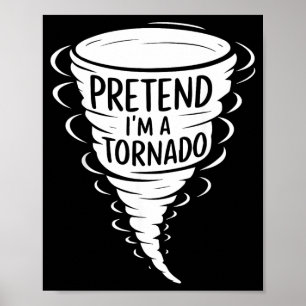 Grappige makkelijke Halloween kostuums Doe alsof i Poster