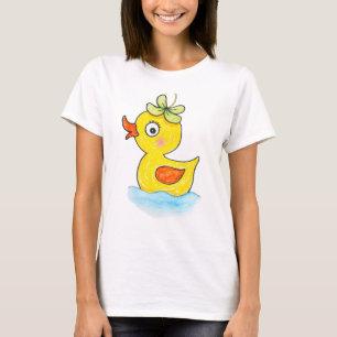 Grappige Malle Eend met Klavertje Vier Grafische A T-shirt