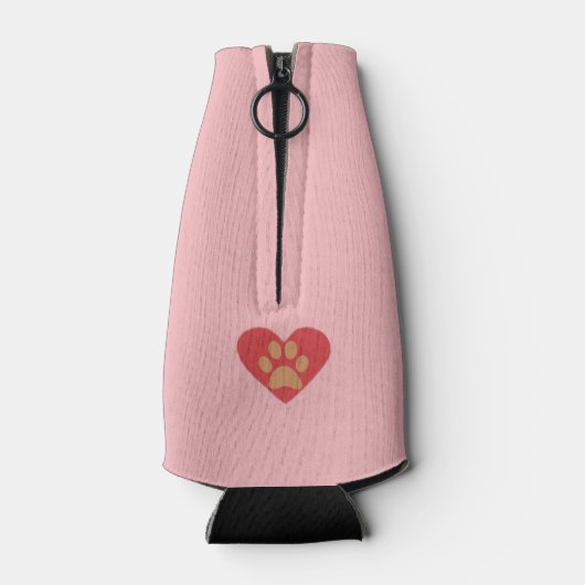 Grappige Maltese hond fles koeler (Achterkant)