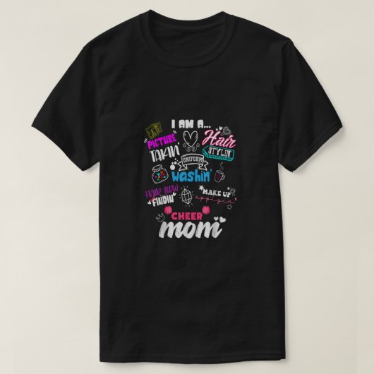 grappige mam die op het plein van de heer Moms kom T-shirt (Design voorkant)
