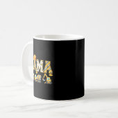 Grappige Mama Bouw Graafmachine Kinderen Matching Koffiemok (Voorkant links)
