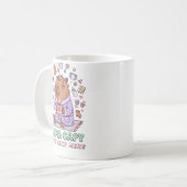 Grappige Mama Capy Moederdag Moe Moeder Cadeau Koffiemok (Voorkant links)