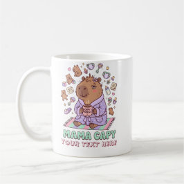 Grappige Mama Capy Moederdag Moe Moeder Cadeau Koffiemok