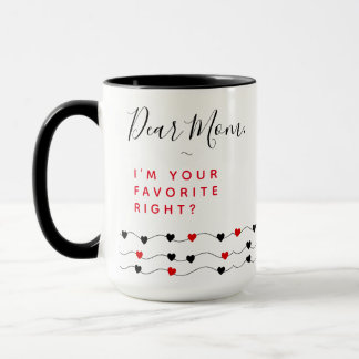 Grappige mama citaten | Ik hou van je, mama Mok
