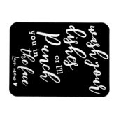 Grappige mama citaten | Was uw gerechten in de koe Magneet (Horizontaal)