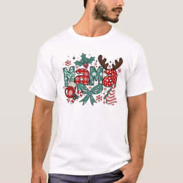 Grappige Mama Claus Kerstclub T-shirt