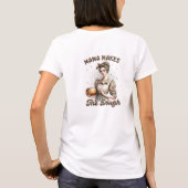 Grappige mama maakt het deeg t-shirt (Achterkant)