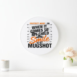 Grappige Mama Protect Modus Sarcastische Moeder Ci Grote Klok
