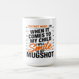 Grappige Mama Protect Modus Sarcastische Moeder Ci Koffiemok