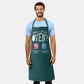 grappige mama-to-be-woord kunst bakken schort (Gedragen)