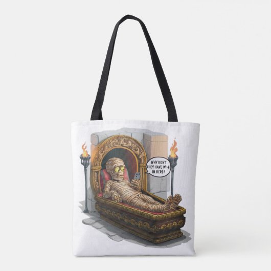 Grappige mama tote bag (Achterkant)
