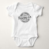 Grappige Mama's Boobery Brewing Co. Romper (Voorkant)