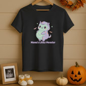 Grappige Mamas Halloween Little Monster Schattige  T-shirt