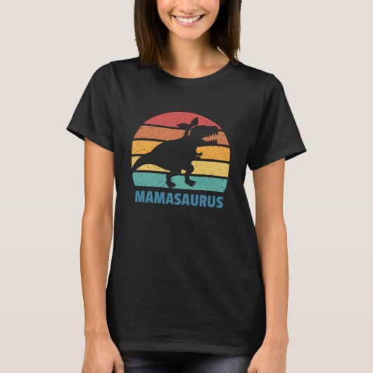 Grappige Mamasaurus Moeder Dinosaurus Moederdag T-shirt (Voorkant)