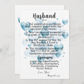 Grappige Man Definitie Plat Kerstkaart (Voorkant / Achterkant)