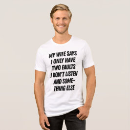 Grappige man geschenken Tri-Blend shirt
