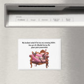 Grappige man humor magneet (Insitu (Vaatwasser))