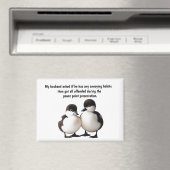 Grappige man humor magneet (Insitu (Vaatwasser))