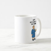 Grappige Man Pensionering Koffiemok (Voorkant rechts)
