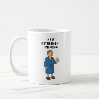 Grappige Man Pensionering Koffiemok