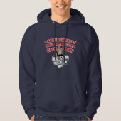 Grappige man quote - Bid voor me hoodie (Voorkant)