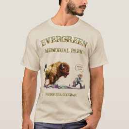 Grappige Man Rent Bison Amerikaanse Buffalo T-Shir T-shirt