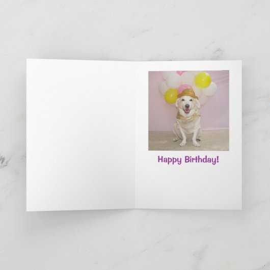 Grappige man verjaardag kaart (Binnen)