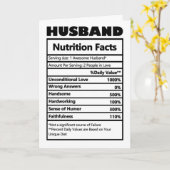 Grappige man voedingsfeiten grappen  kaart (Gele Bloem)