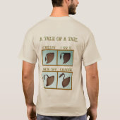Grappige Man Wilde Bizon Amerikaanse Bizon T-shirt (Achterkant)