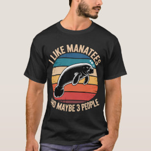 Grappige Manatee Kunst Voor Mannen Vrouwen Zee Koe T-shirt