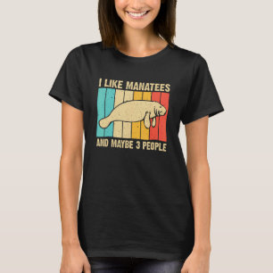 Grappige Manatee Kunst Voor Mannen Vrouwen Zee Koe T-shirt