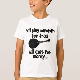 grappige mandoline t-shirt
