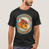 Grappige Mango Racer Tropische Snelheid Boost T-shirt (Voorkant)