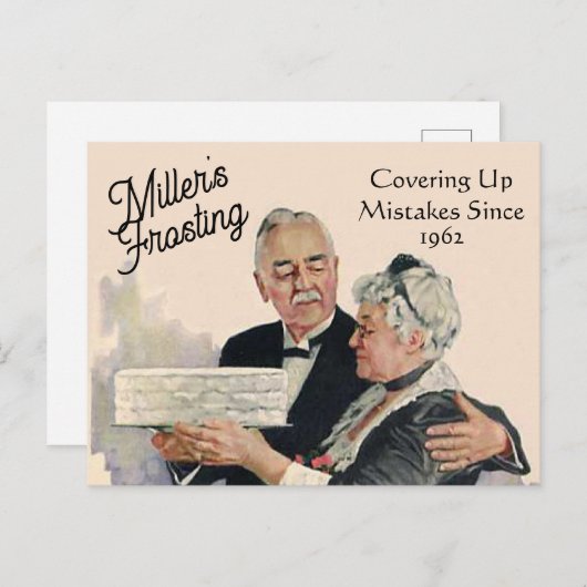 Grappige manier om fouten te verdoezelen Persoonli Briefkaart (Voorkant / Achterkant)