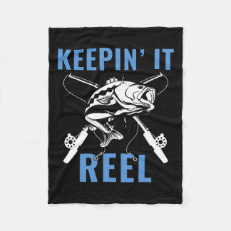 Grappige Mannen Gevist Grafisch Gevist Gezegde Fis Fleece Deken