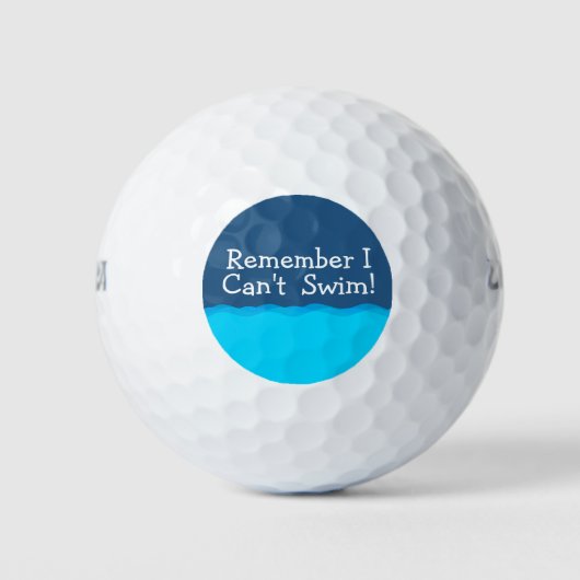 Grappige Mannen golfballen nieuwigheid (Voorkant)