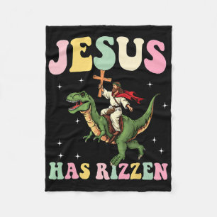Grappige Mannen jongens Paasfeest Shirt Jesus Has  Fleece Deken