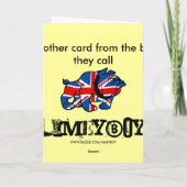 Grappige mannen kaart (Achterkant)