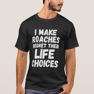 Grappige mannen ongediertebestrijding uitroeier t-shirt