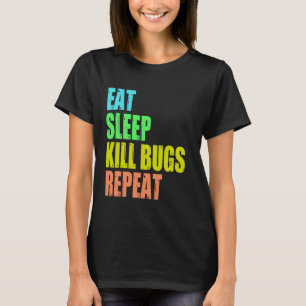 Grappige mannen ongediertebestrijding verdelger ve t-shirt
