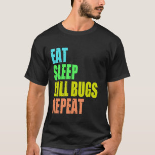 Grappige mannen ongediertebestrijding verdelger ve t-shirt