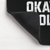 Grappige Mannen Werelds Oké Golfspeler Golf Muismat (Hoek)