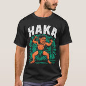 Grappige Maori-dans Haka-dans cultuur outfit  T-shirt (Voorkant)