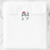 Grappige Marathon 26.2 Runner-thema Stickers (Tas)