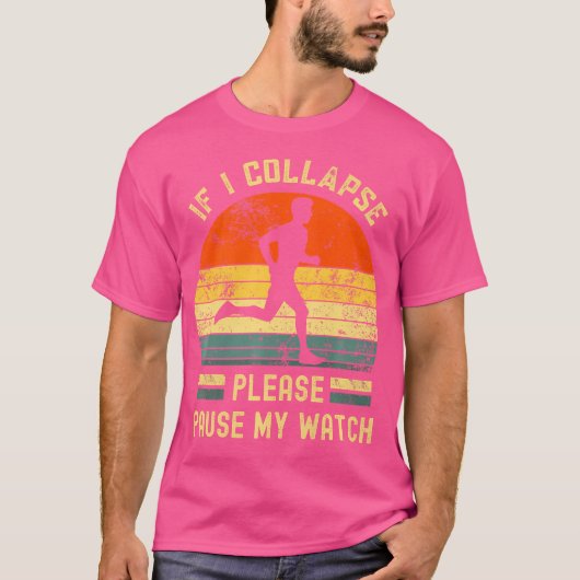 Grappige Marathon T-shirt (Voorkant)